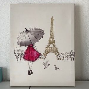 Morgan Yamada Canvas “Sketching a Parisian Memory”